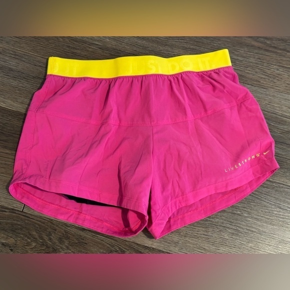 Nike Dri-FIT Women's Livestrong 2-in-1 Running Shorts - Size Small - Picture 1 of 4